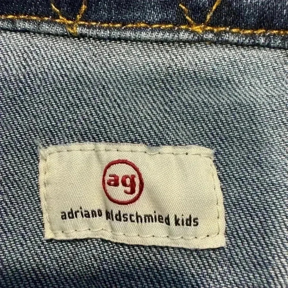 AG Jeans Adriano Goldschmied kids jean jacket size small - Picture 4 of 12